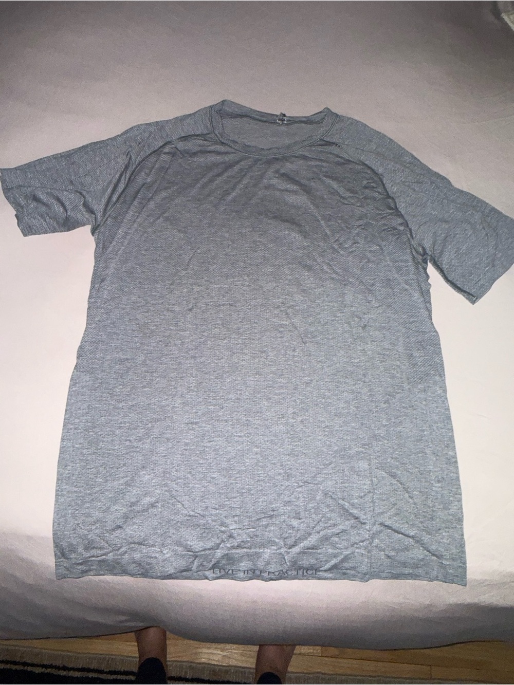 Men's Heather Gray Crew Neck T-Shirt